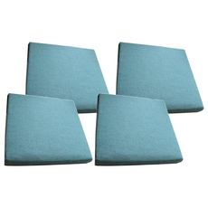 J&N 凱恩立體 4個 55 x 55cm 湖水藍 標準坐墊