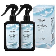 탐사 대용량 섬유향수 스프레이 타입 탈취제 룸 스프레이, 2개, 250ml, 깨끗한 비누향