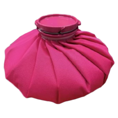 博瑟 炫彩冰溫敷袋組 附固定袋 9吋 桃紅色 舒緩肌肉痠痛, 1組