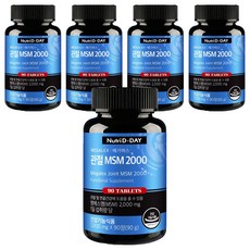 뉴트리디데이 메가렉스 관절 MSM 2000, 90정, 5개