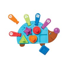 Learning Resources 彩虹刺蝟配對學習組 18個月以上 形狀玩具, 混合色, 1組