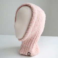 VARVISU Moni巴拉克拉法帽羊毛針織圍脖, 粉色