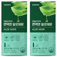 Dailycore Daily Core蘆薈果凍條 15條入, 300g, 2盒