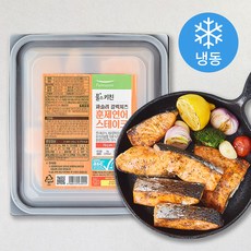 풀스키친 파슬리 갈릭치즈 훈제연어 스테이크 (냉동), 1kg, 1개