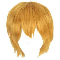 Maket Gamseong 通用造型假髮, 黃色, 1個