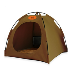 하루재 야외 겨울 길 고양이 하우스, 브라운, 1개