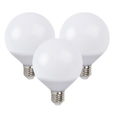 DAYSTAR HOUSE LED球形燈泡 E26 12W, 黃光, 3個