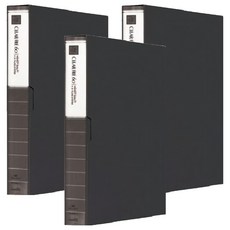 Heemang A4透明文件夾 60入, 黑色, 3個