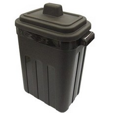 家乘生活 日本方型附蓋置物桶 附蓋設計阻隔異味 方型設計節省空間, 咖色, 不適用