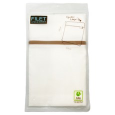 MOTHER-K 無螢光洗衣網 細密雙層網狀面料 半自動拉鍊, 平面方形, 1包