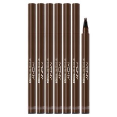 맥퀸뉴욕 마이 결핏 브로우 틴트 0.8g, 딥브라운, 6개