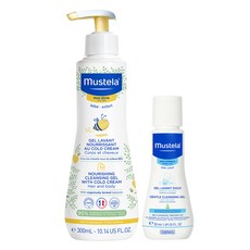 mustela 慕之恬廊 身體洗髮沐浴乳+潔面凝膠, 1組