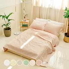 심플럭스 썸머워싱 시어서커 차렵이불 + 베개커버 세트