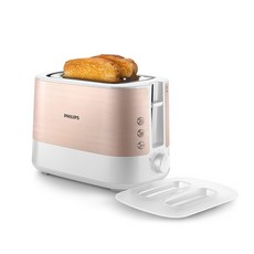 PHILIPS 飛利浦 Viva Collection烤麵包機白玫瑰金版, HD2638/11