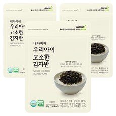 Naeiae 兒童調味海苔酥, 30g, 3個