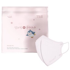 INSPICK -3°C 酷涼口罩 小型 薄款口罩, 粉紅色, 1個, 25入