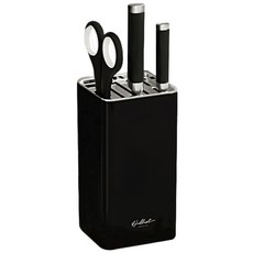 LEANNVERE 廚房高級方形刀架, 黑色