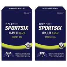 뉴케어스포식스 정품 에너지 젤 청포도맛, 360g, 2개