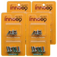 이노공구 가구용 조립 볼트 5p + 너트 5p 2종 세트, 20mm, 20mm, 40개