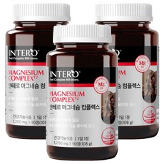 INTERO 鎂複合錠 108g, 90顆, 3個