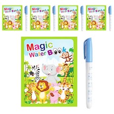 兒童塗鴉本/畫畫本 繪本, Magic Water Book, 清水繪畫不髒手, 加厚卡紙分頁設計