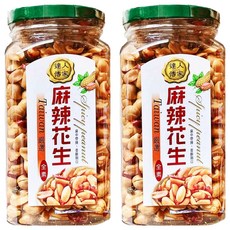 達人傳家 麻辣花生, 台灣嚴選, 250g, 2罐