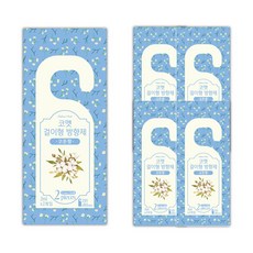 코멧 걸이형 방향제 본품 코튼향, 4ml, 5개, 코튼