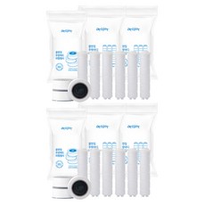 아토젯 클렌징 주방 핸디형 바디 리필 필터 6p + 헤드 필터 3p 세트, 2개