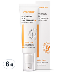 팜트리 멀티케어 실크 선 에센스 SPF 50+ PA+++, 6개, 50ml