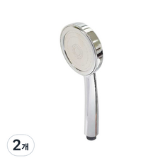 優質增壓節水蓮蓬頭, 2個, 銀色