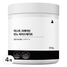 잠백이 저스트 크레아틴, 4개, 300g