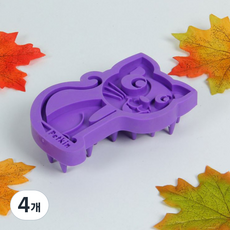 댕댕이SHOP 반려동물 마사지 앤 목욕브러쉬 12.3 x 7.4 cm, 랜덤 발송, 4개
