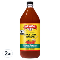 브래그 애사비 허니카이엔, 946ml, 2개