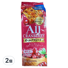 Tohato 東鳩 蔓越莓風味餅乾, 2個, 93g