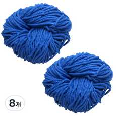 태광 마크라메 실 60합 4mm, 11 블루, 8개