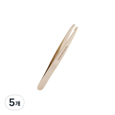 TWEEZERMAN 斜頭鑷子 藍色紫丁香 鑷子, 5個, 玫瑰金