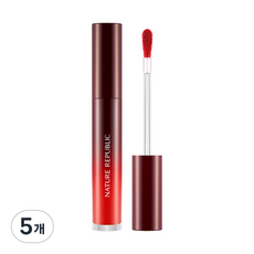 네이처리퍼블릭 리얼 립플래쉬, 4호레드글램, 5개, 4g