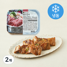 강강술래 돼지갈비 (냉동), 500g, 2개