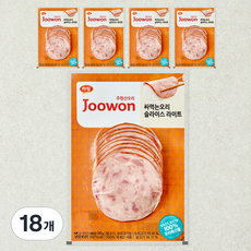 주원산오리 싸먹는오리 슬라이스 라이트, 80g, 18개