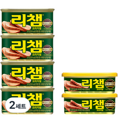 Richam 原味午餐肉罐頭 200g 4罐+120g 2罐組, 1.04kg, 2組