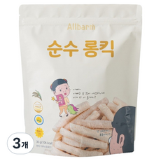 Allbarm 순수롱킥, 고소한맛, 30g, 3개