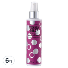 더프트앤도프트 파인프라그란스 헤어 & 바디미스트 스톡홀름로즈, 150ml, 6개