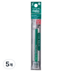 파이롯트 프릭션 시너지 노크 리필심 0.4mm, 그린, 5개