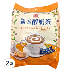 義美 減糖香醇奶茶, 16.5g, 17包, 2袋