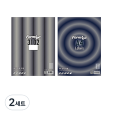 Formtec 條碼用標籤 40格 LS-3102 100入+全息標籤 20入, 2套