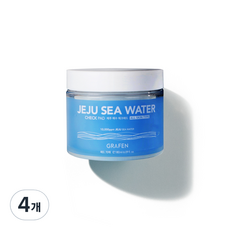GRAFEN 濟州海水爽膚棉片, 180ml, 70片, 4個