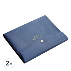 플레픽 젠틀 데이즈 A5 다이어리 커버 6공, 네이비 블루, 2개