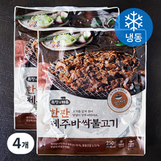 목장의하루 한판 제주바싹 불고기 간장맛 (냉동), 250g, 4개