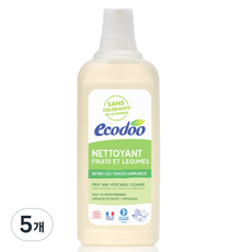 에코두 네토안트 후르츠잇 레검즈 과일세척제, 5개, 750ml