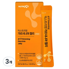 極限藤黃果果凍身材管理輔助劑 14入, 3個, 280g